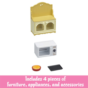 Calico Critters, Doll House Furniture and D  cor, Microwave Cabinet