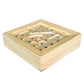 Sterling Games Wooden Labyrinth With 3 Swappable Boards – Classic Maze Game With 60, 36, And 25 Waypoints – Wooden Tilt Puzzle With Knob Control And 3 Steel Marbles For Kids Age 6+