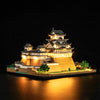 Hilighting LED Light Kit for Lego Architecture Himeji Castle, Yellow, Compatible with Lego 21060, Plastic Material