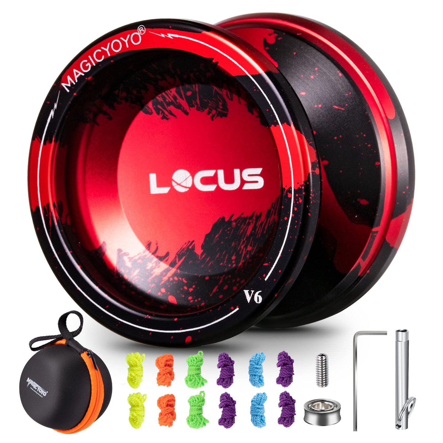 Magicyoyo Professional Yoyo V6 Locus, Responsive Yoyo For Kids Beginners, Replacement Unresponsive Yoyo Bearing For Adults/Advan