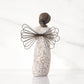 Willow Tree Remembrance (Darker Skin) Angel, Memories, Hold Each Safely In Your Heart, Carved With Symbols To Remind Us Of Loved Ones, Gift Of Support And Sympathy, Sculpted Hand-Painted Figure