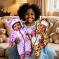 Babeside Black Baby Dolls Twins - 17Inch Realistic Soft Cloth Body Dolls With Brown Eyes, Perfect For 3+ Year Old Girls, Ideal F
