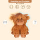 Suzzipals Highland Cow Stuffed Animal, Heating Pad Microwavable Stuffed Animal, Highland Cow Stuffed Animals Cute Stuff Cute Plu