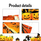 Avezano Halloween Decorations 3Pcs Happy Halloween Banner Trick or Treat Porch Signs Halloween Door Banner Halloween Party Decor