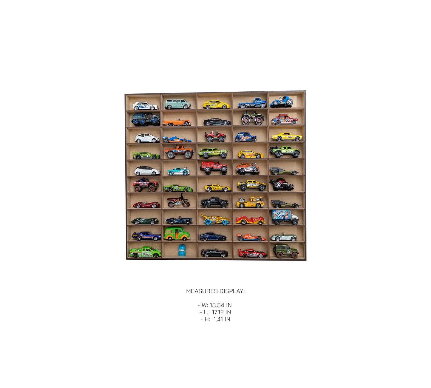 Alejandro Cortes Display Case Organizer Storage Hot Collectibles Display Shelf Shelves Wheels Toy Loose Cars 1/64 Diecast Cars (