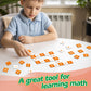 Kasfalci Math Games For Kids,Math Manipulatives,Card Board Games,Addition Subtraction Multiplication Division Learning Games,Num