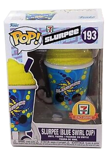 Funko Pop Slurpee Blue Swirl Cup 193 Exclusive 7-Eleven 2022 - Plastic Collectible