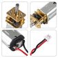 DWEII 4 PCS Mini Micro N20 Gear Motor DC 3V-6V with Full Metal Gearbox Micro Motor for RC Car, Robot Model, DIY Engine Toys
