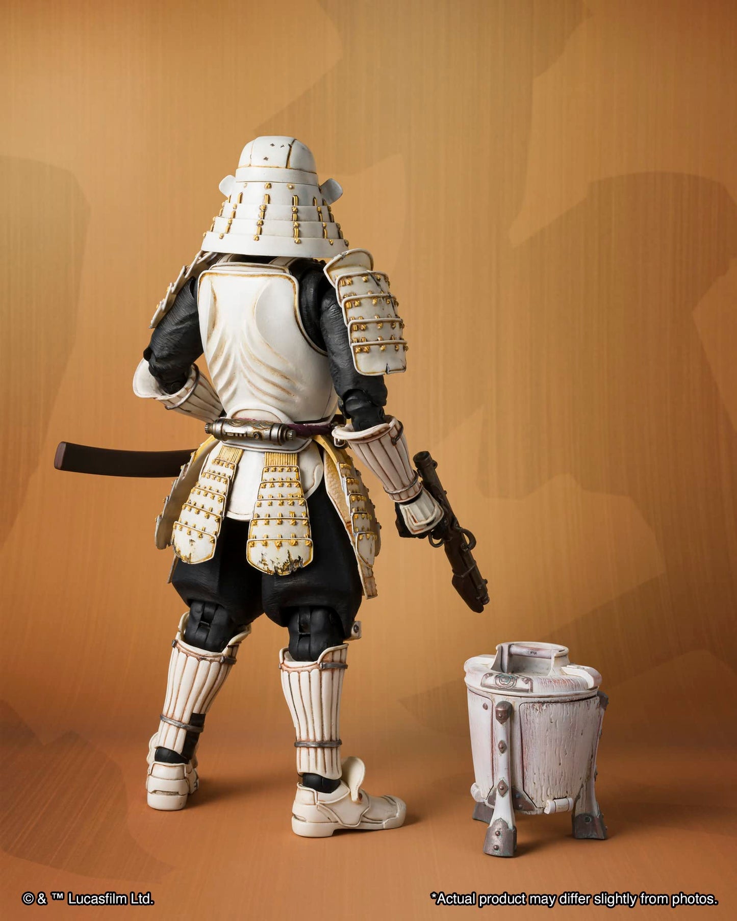 TAMASHII NATIONS Star Wars Mandalorian Ashigaru Stormtrooper Action Figure, 7.1 Inch, ABS Material, Model BAS65072