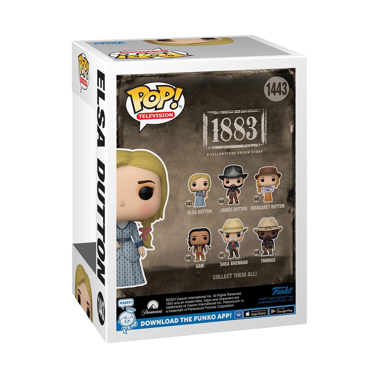 Funko POP! TV 1883 Elsa Dutton Vinyl Figure - Collectible Multicolor Model 72194 - Official Merchandise for Kids & Adults