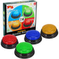 4-Pack Buzzers For Trivia Games: Game Show Buzzers Buttons, Answer Buzzers For Classroom, Game Buzzers With Lights And Sound Gre