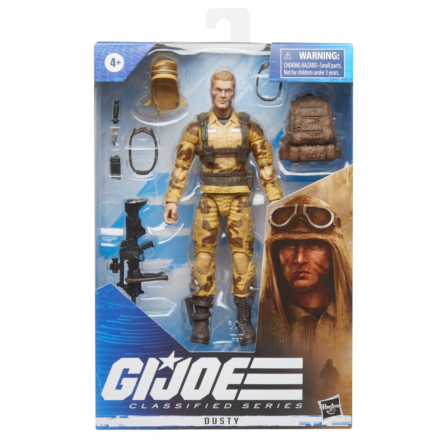G.I. Joe Classified Series Dusty Action Figure 49 Collectible enhanced Toys with Multiple Accessories 6-Inch-Scale with Custom Package Art