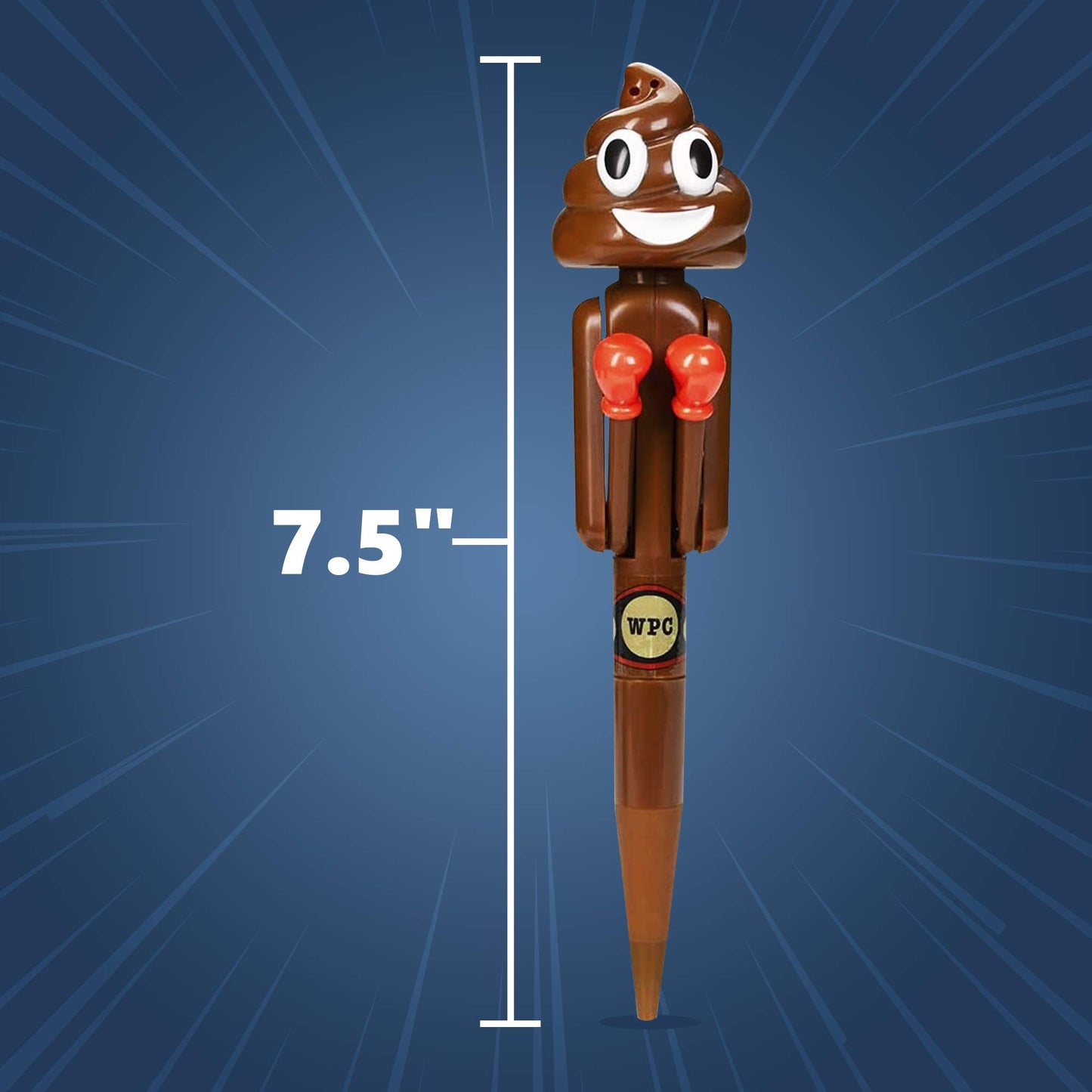 Farting Poop Boxer Pen-Punching Arms, Silly Gifts, Halloween Toys For Kids, Halloween Games For Boys & Girls, Poop Pen For Cowor