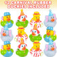 Artcreativity Carnival Rubber Duckies For Kids, Pack Of 12 Cute Duck Bathtub Pool Toys, Fun Carnival Supplies, Birthday Party Favors For Boys And Girls