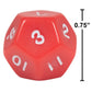 Learning Advantage Polyhedra Dice - 12 Sides - Set Of 12 - Hands-On Math Manipulative - Teach Numeracy - Math Games For Kids