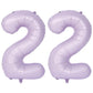 40 In Matte Purple Number Balloons Helium Foil Mylar Balloon Birthday Party Banquet Decoration Digital 22