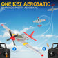 Volantexrc Rc Plane, 4 Channel Remote Control Airplane Fighter Rtf With 6-Axis Gyro, 3 Modes & Aerobatics Easy To Fly, 2.4Ghz Ra