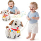 HOLA Baby Toys 6-12 Months Musical Dancing Puppy Tummy Time Toy, Toddler Learning Toys for 1 Year Old Girl Boy, 1st Birthday Gif