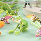 Lovyan 100Pcs Educational 3D Cartoon Puzzle For Kids - Insects, Dinosaurs, Animals, Vehicles Themed 3D Diy Cardboards For Boys &