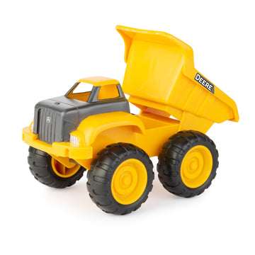 John Deere Vehicle Set - Includes Dump Truck Toy And Tractor Toy With Loader - Kids Outdoor Toys - Kids Construction Toys And Sandbox Toys - Yellow - 6 Inches - 2 Count - Ages 18 Months And Up