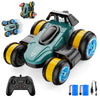 ZSYMIMRC High Speed Drift Remote Control Stunt Deformation Car, Birthday Gifts, for Boys and Girls 3-16 Years Old (Green)