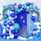 Samoka Large Dolphin Balloons,2 Pcs 46 Inch Ocean Animals Foil Mylar Balloons,Sea Animal Balloons For Kids Birthday Themed Party