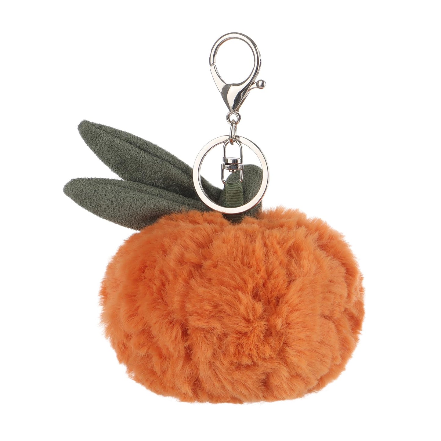 Apricot Lamb Orange Cute Keychain, Soft Stuffed Plush Keychain Toys For Kids Backpack, Purse, 2.4Inches