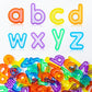 Odoorgames 78 Pcs Translucent Lowercase Letters - Plastic Alphabet Letters - Light Table Play And Early Learning Manipulatives