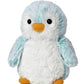 Aurora® Playful Pompom Penguin™ Brights Stuffed Animal - Vibrant Companions - Endless Fun - Blue 6 Inches