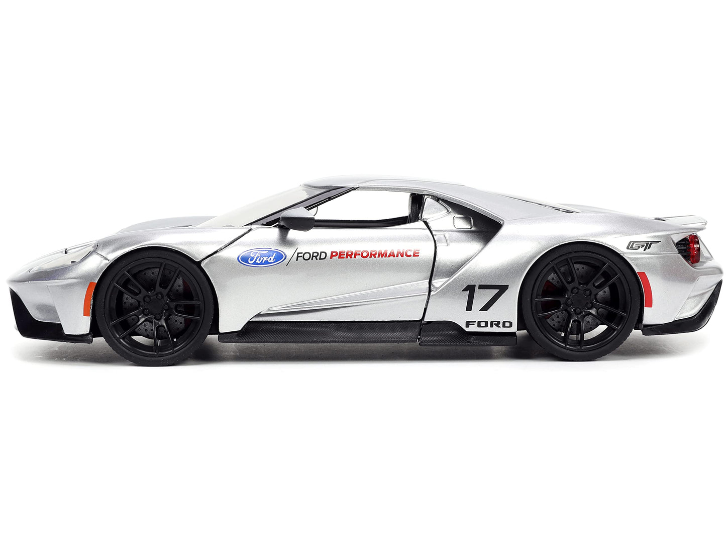 Jada Toys Big Time Muscle 1:24 2017 Ford gT Die-cast car Toys for Kids and Adults
