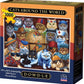 Dowdle Folk Art Cats Around The World Puzzle (1000 Piece)