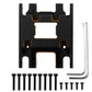 Vgoohobby Aluminum Transmission Plate Metal Chassis Skid Plate Compatible with Traxxas 1/18 TRX4M Bronco Defender Rc Crawler Car