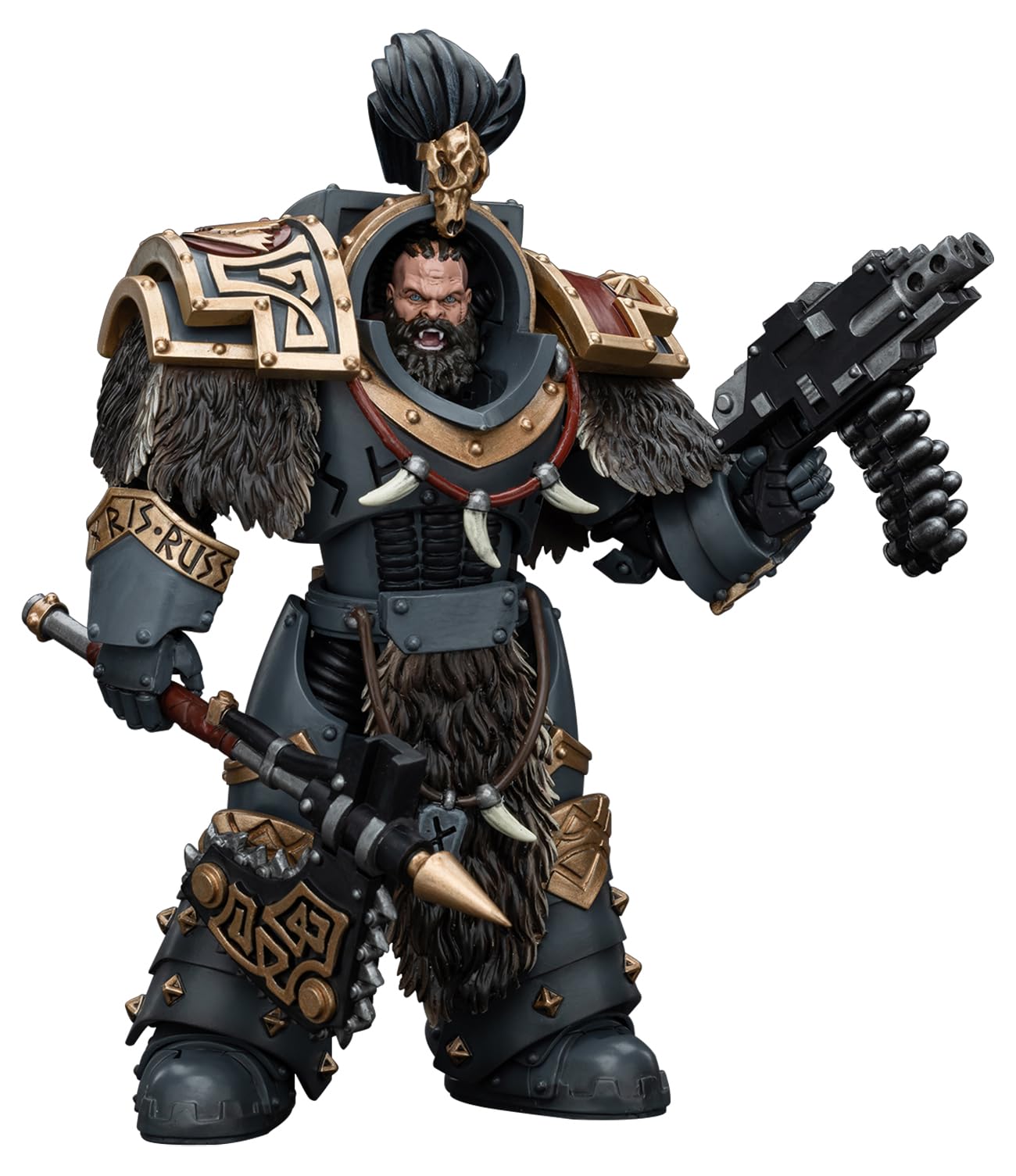 Joytoy Warhammer 40K 1/18 Action Figures, Space Wolves Varagyr Wolf Guard Squad Varagyr Thegn Perfect For Collectors & Decor, Id