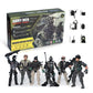 Baimiby Army Men Action Figure  Soldiers Toys for Boy Age 4-7 Set  Military Playset with Military  Accessories US Army Men Toy Set and SWAT Team Toy Soldiers for Toddler Boy