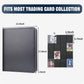 HESPLUS 1000+ Pockets Trading Card Binder  16 Pocket Ringless Card Binder Album Folder - enhanced Side Loading Zip Binder for Yu-Gi-Oh  TCG  Sports  Game Trading Cards -Black