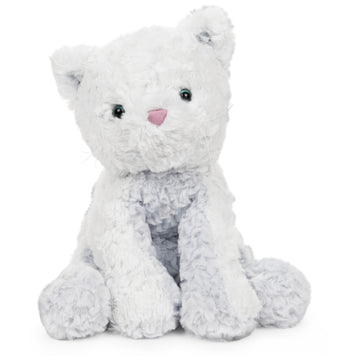 Gund Cozys Collection Kitty Cat Plush Soft Stuffed Animal For Ages 1 And Up, Blue, 10''