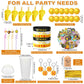 Weysat 268 Pcs Softball Party Favors Sets for 24 People Birthday Gifts Goody Cups with Straws Key Chains Whistles Silicone Wrist