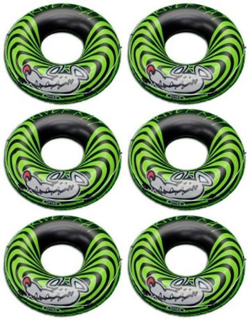 Intex 6-Pack River Rat 48-Inch Inflatable Tubes For Lake/Pool/River | 6 X 68209E