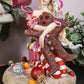 Ebros Festive Christmas Eve Holiday Fairy Hugging Gingerbread Man Statue By Amy Brown 'Twas The Night' Faery Garden Fantasy Collector Figurine As Accent Decor Or Gift Idea