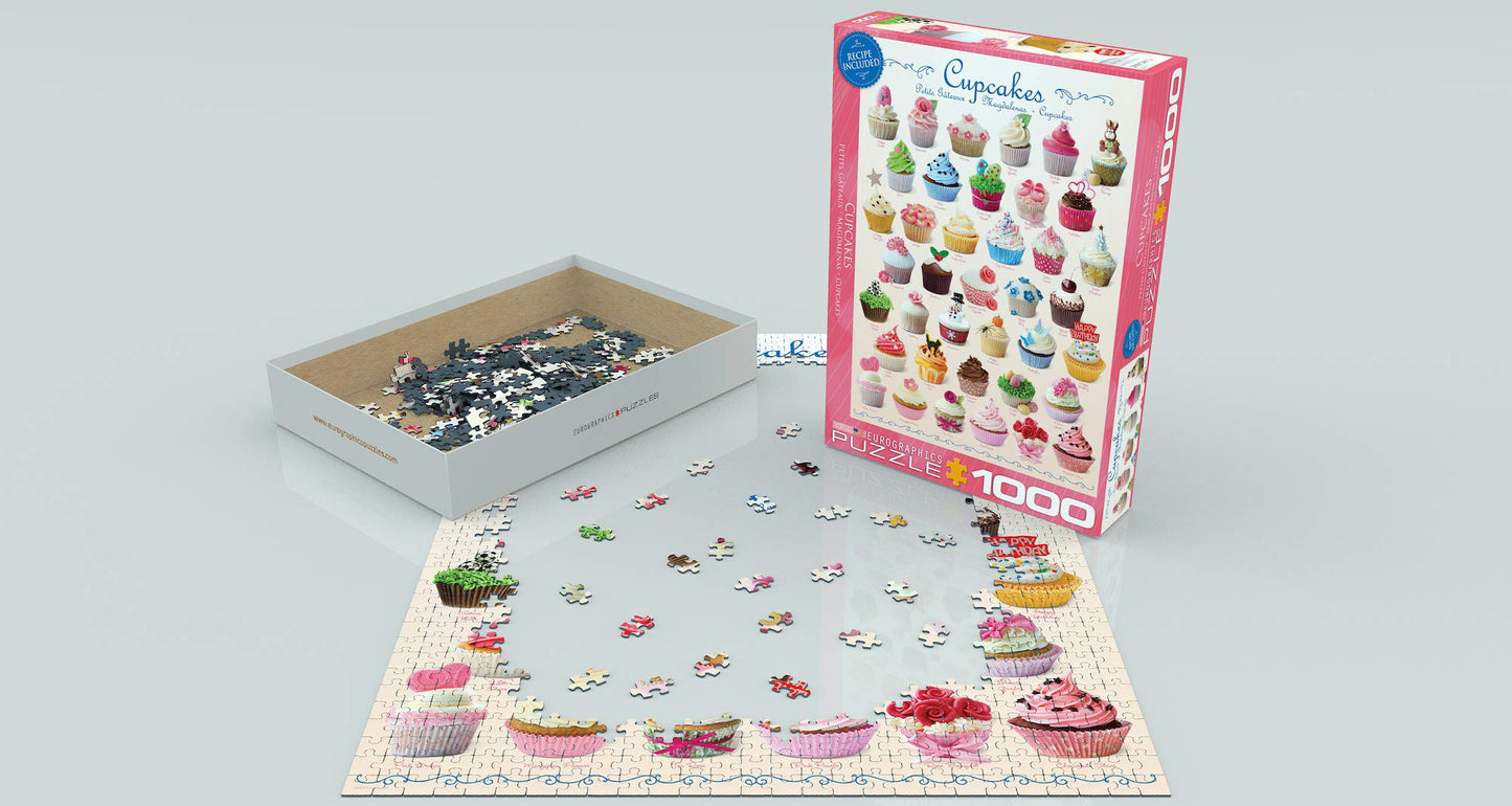 Eurographics Cupcakes Puzzle (1000-Piece)