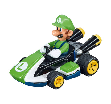 Carrera 64034 Mario Kart - Luigi 1:43 Scale Analog Slot Car Vehicle For Go!!! Electric And Battery Slot Car Racing Track Sets For Unisex,Children