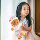 Set Of 2 Summer Teddy Bear Clothes Cap & Gow Outfit Fits Make Your Own Most 14'' - 18'' Bear Plush Stuffed Animal Outfit Pet Dog