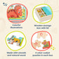 B. Toys- Pack O' Puzzles 2-Pack - Pets & Dinos- Wooden Puzzle Box Set – 2 Puzzle Boxes, 8 Puzzles- 12-Piece Jigsaw Puzzles For Kids – 3 Years +