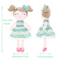 Gloveleya Baby Doll Plush 16" Soft First Doll in A031 Spring Green with Gift Box, Model A0138-6, Perfect Gift for Baby Girls