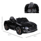 Aosom Licensed Bentley Exp12 Kids Electric Car With Parent Remote Control, 12V Ride On Car With Butterfly Doors, Startup Sound, Suspension, Mp3 Player, Songs, Horn, Lights, Black