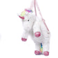 Plushland Fluffy Plush Rainbow Unicorn Stuffed Animal Toy 14 Inches - Cuddly Autism Adhd Soft Magical Gifts Present Birthday Lov