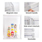 Bohoidee Clear Acrylic Display Case With Two Display Shelves For Figures, Dustproof Storage Organizer Box With Magnetic Door, Ac