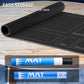 Biouai Stitched Playmat for MTG - Black, 24x12x0.08, Includes Tube Case for Card Game Protection