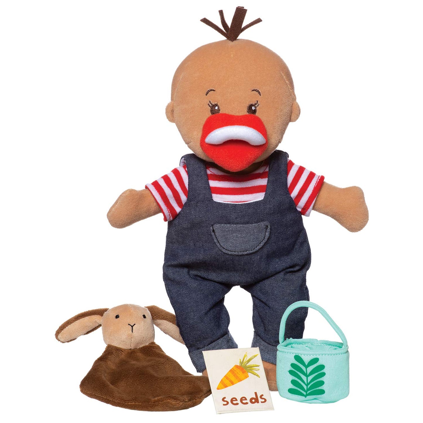 Manhattan Toy Wee Baby Stella Tiny Farmer 12' Soft Baby Doll Set