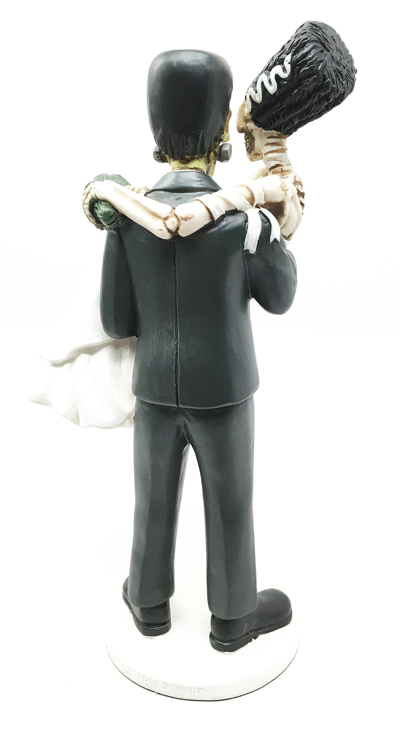 Day Of The Dead Wedding Skeleton Frankenstein Skull Bride And Groom Couple Figurine Dia De Muertos Sculpture Gift